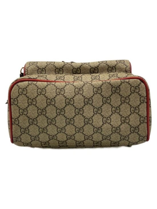 Gucci Backpack Courier Beige Red Multi Snake Heart Limited Edition Leather main image 8